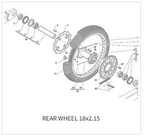Imagem de categoria Roda de trás 18 x 2.15