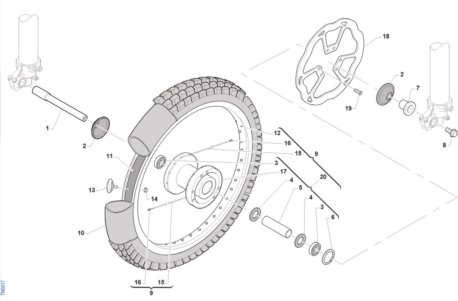 Imagem de Roda da frente