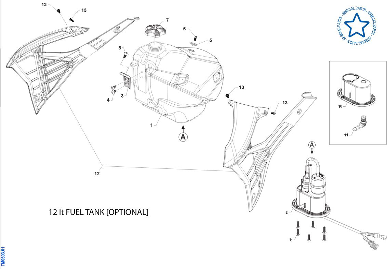 Imagem de Depósito de combustível - 12 Lt
