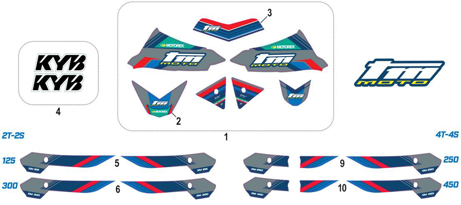 Imagem de Kit de autocolantes - SM