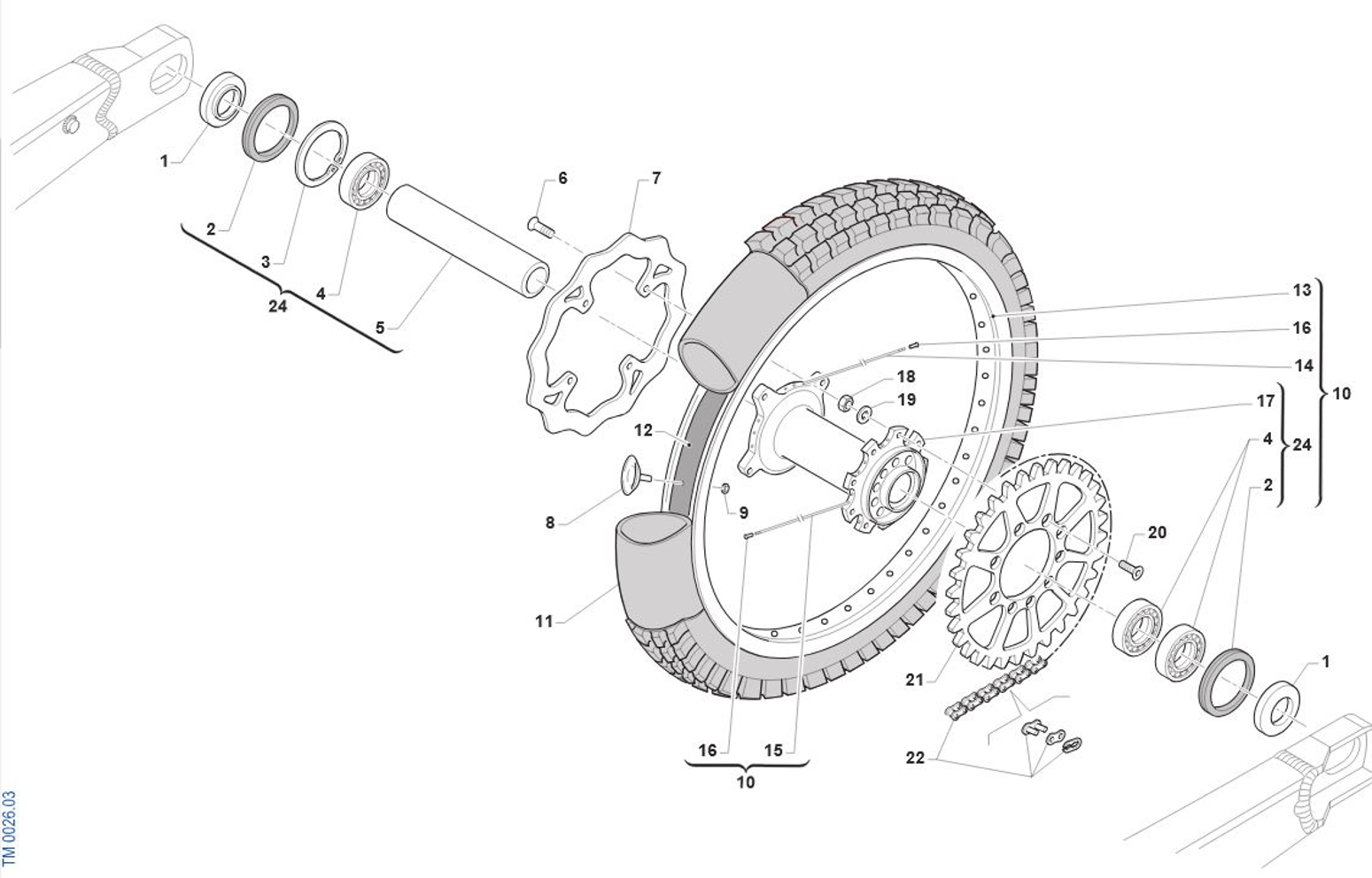 Imagem de Roda de trás 18x1.85