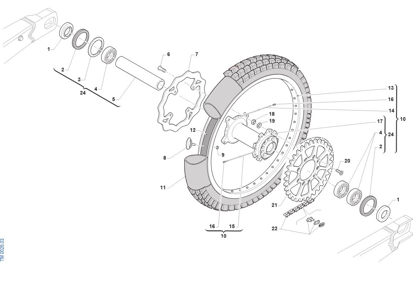 Imagem de Roda de trás 18x2.15