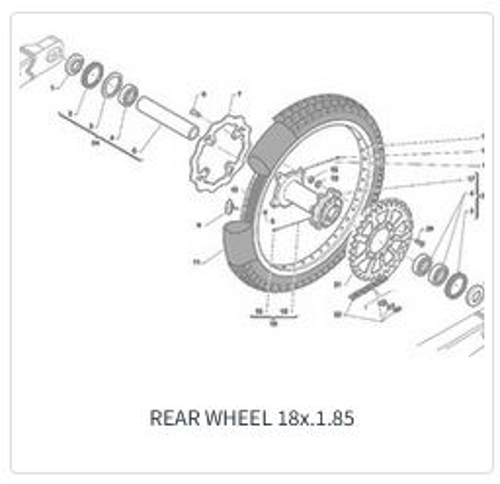 Imagem de categoria Roda de trás 18 x 1.85