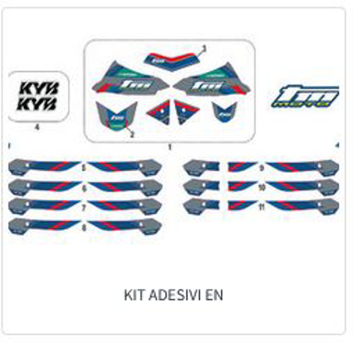 Imagem de categoria Kit de autocolantes - EN