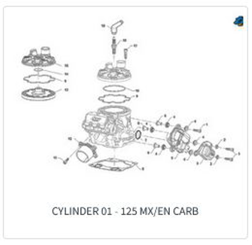 Imagem de categoria Cilindro 01 125 Fi MX/EN - Carb.