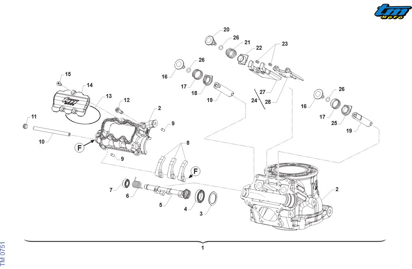 Imagem de Cilindro 02 125 MX/EN - CARB