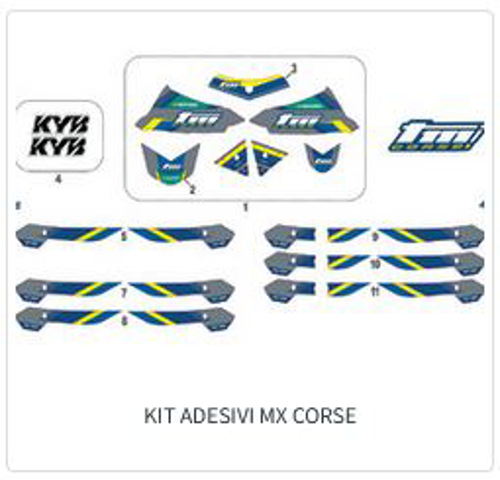 Imagem de categoria Kit de autocolantes - MX Corse
