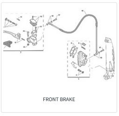 Imagem de Travão da frente