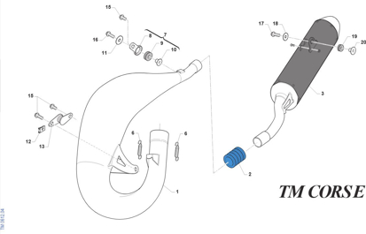 Imagem de Escape 125 MX Corse