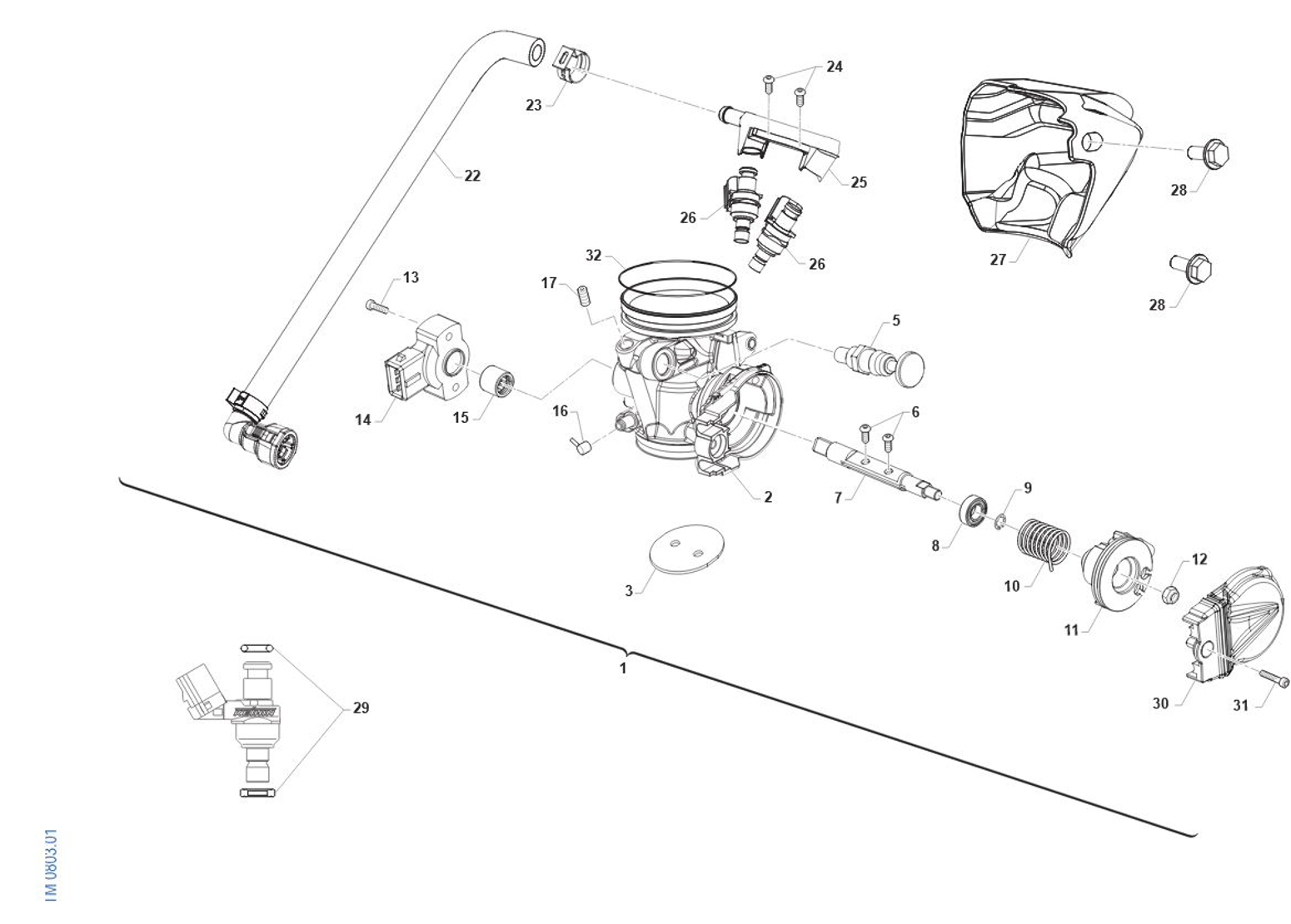 Imagem de Corpo de acelerador