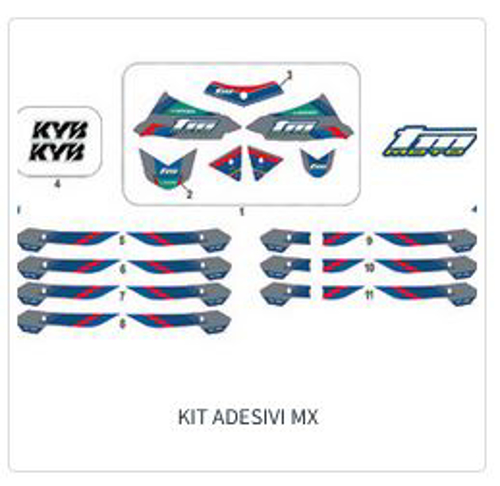 Imagem de categoria Kit de autocolantes - MX