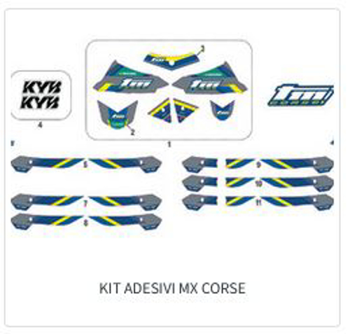Imagem de categoria Kit de autocolantes - MX Corse