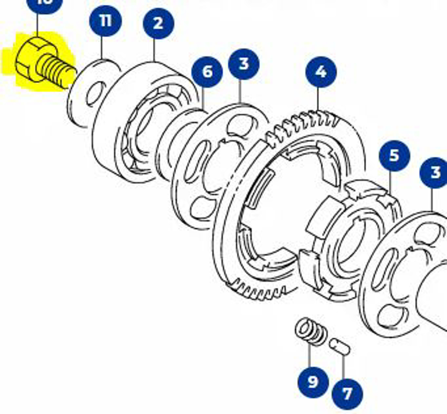 Imagem de Parafuso bujão saída oleo Suzuki RM 125/250
