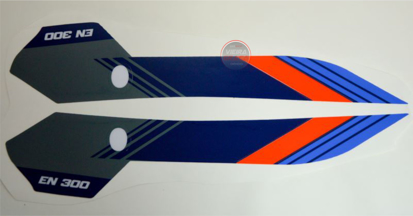 Imagem de Kit autocolantes tampas laterais TM Moto 2T 300 - 26