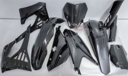 Imagem de Kit plásticos pretos Enduro TM Racing 4T >2025