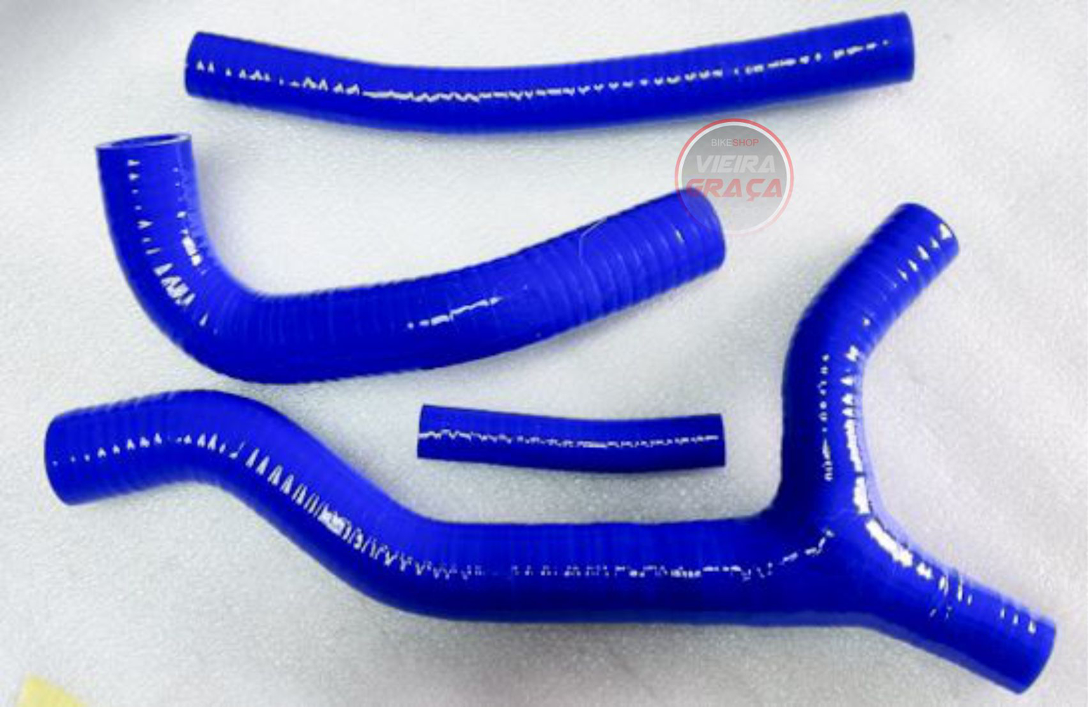 Imagem de Tubos Radiador azul RaceON Suzuki RM 125-250 93/95