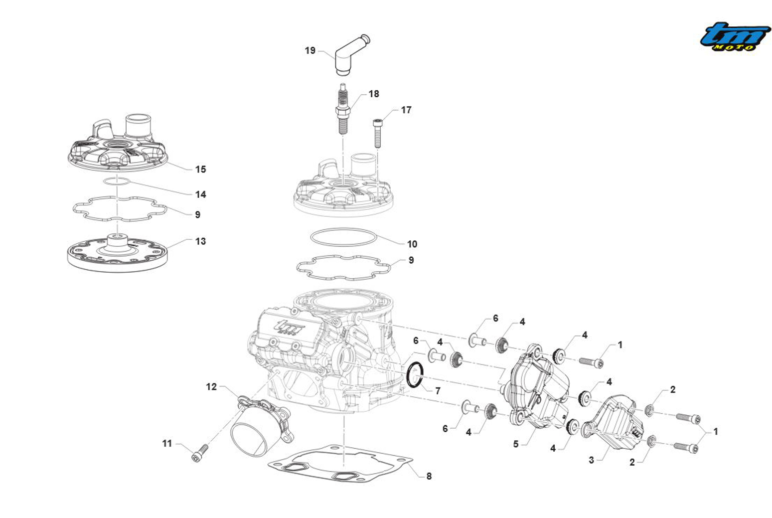 Imagem de Cilindro 01 125 MX - CARB
