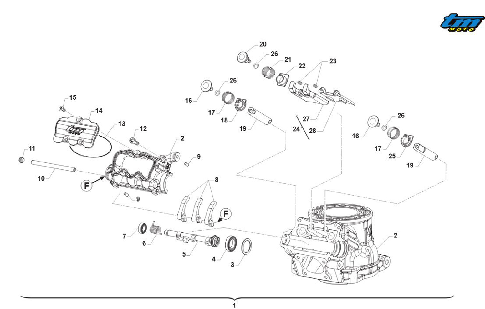 Imagem de Cilindro 02 125 MX/EN - CARB