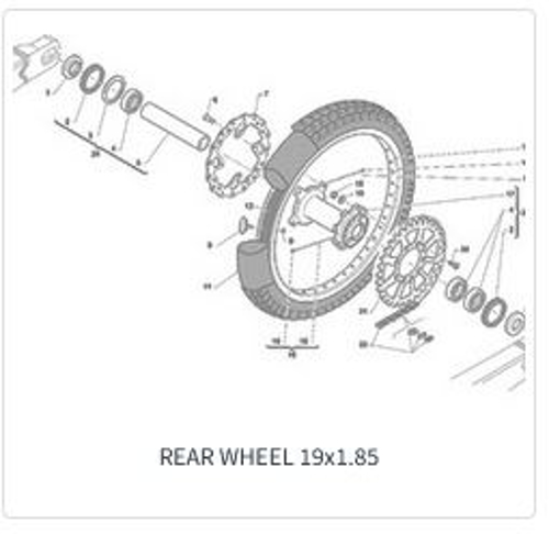 Imagem de categoria Roda de trás 19 x 1.85