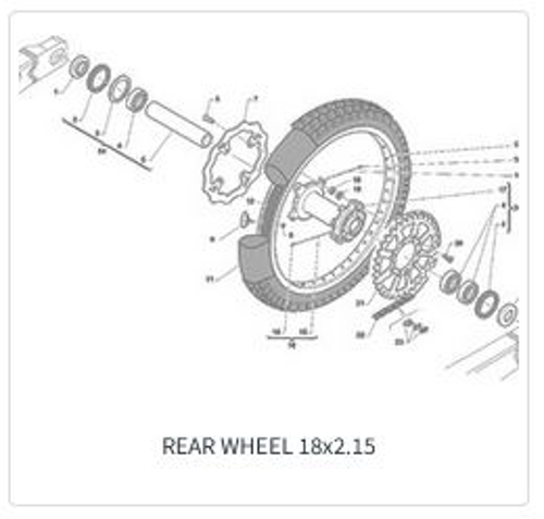 Imagem de categoria Roda de trás 18 x 2.15