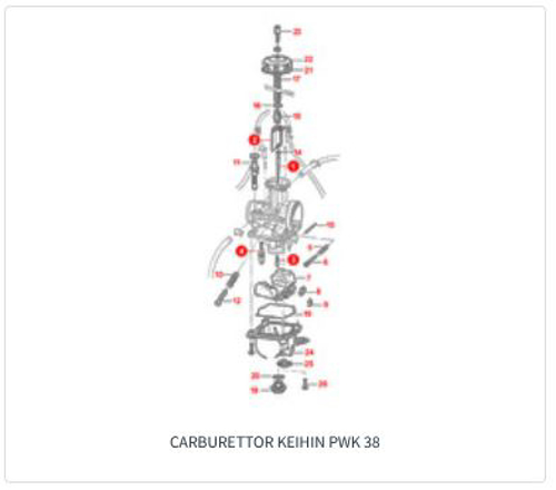 Imagem de categoria Carburador Keihin PWK 38