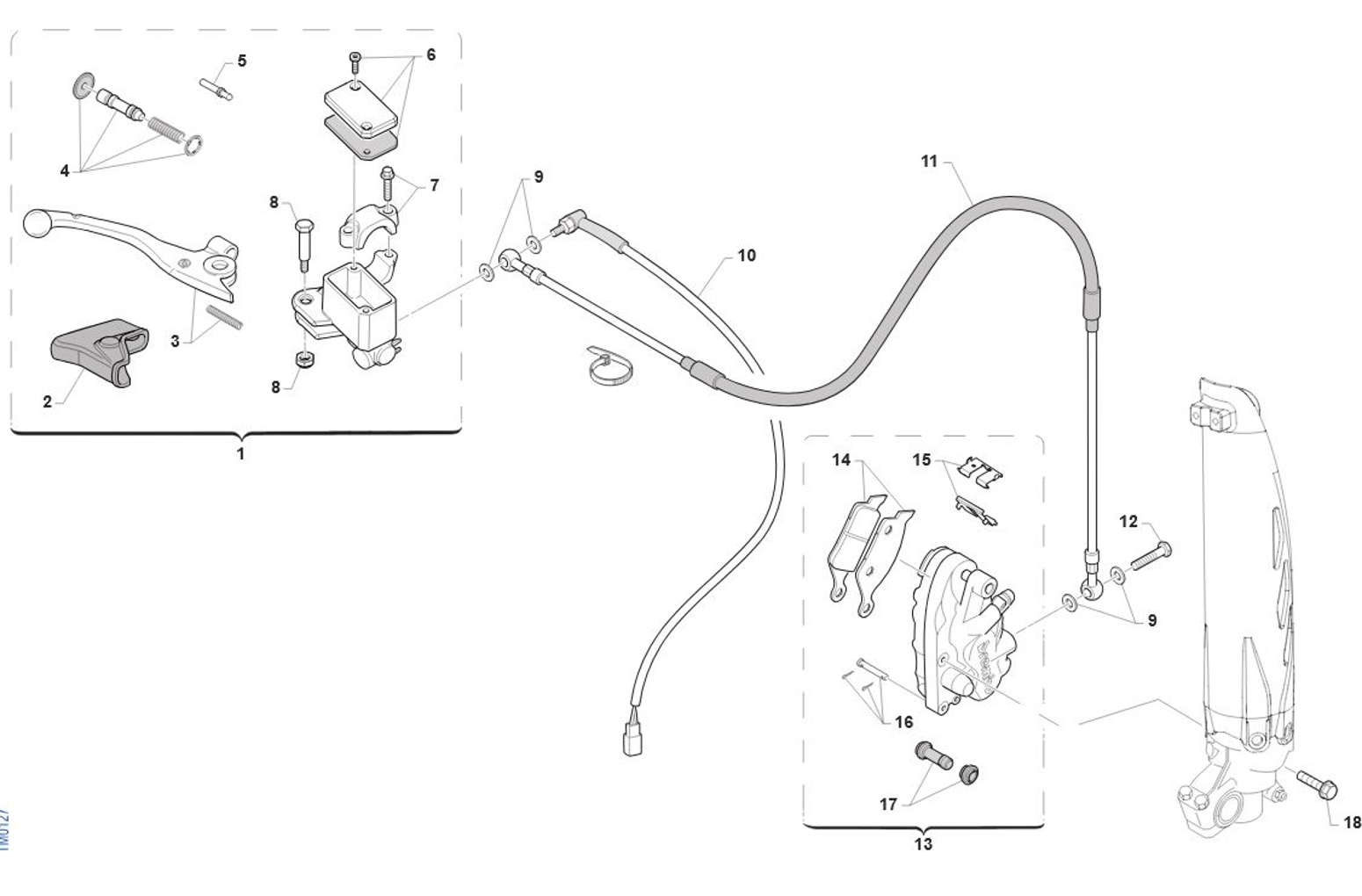 Imagem de Travão da frente