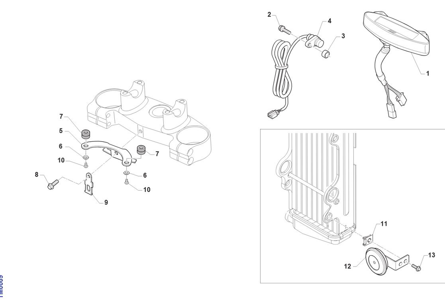 Imagem de Velocímetro + buzina