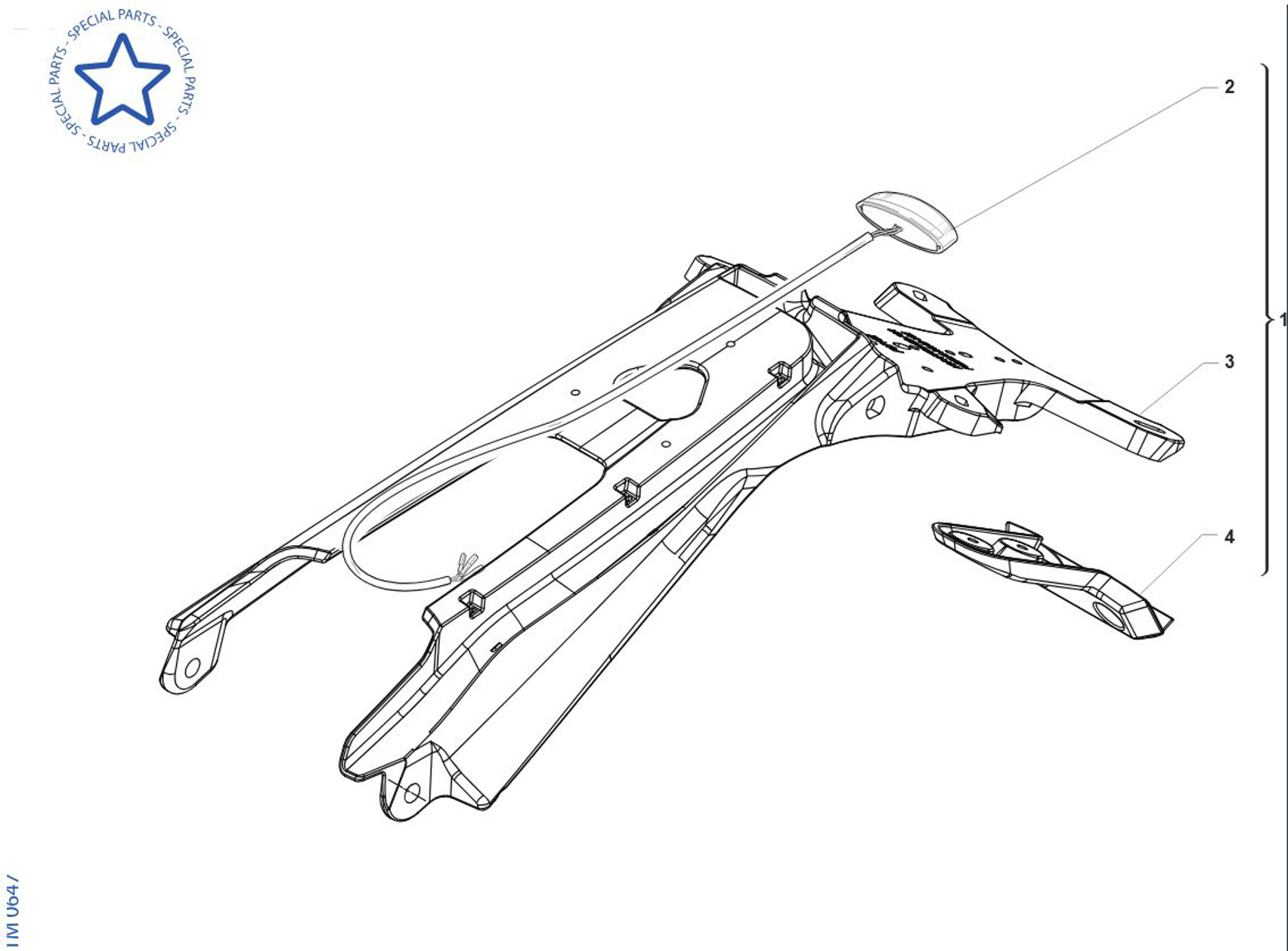 Imagem de Rabeta guarda lamas - Racing