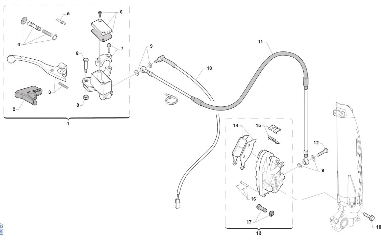 Imagem de Travão da frente