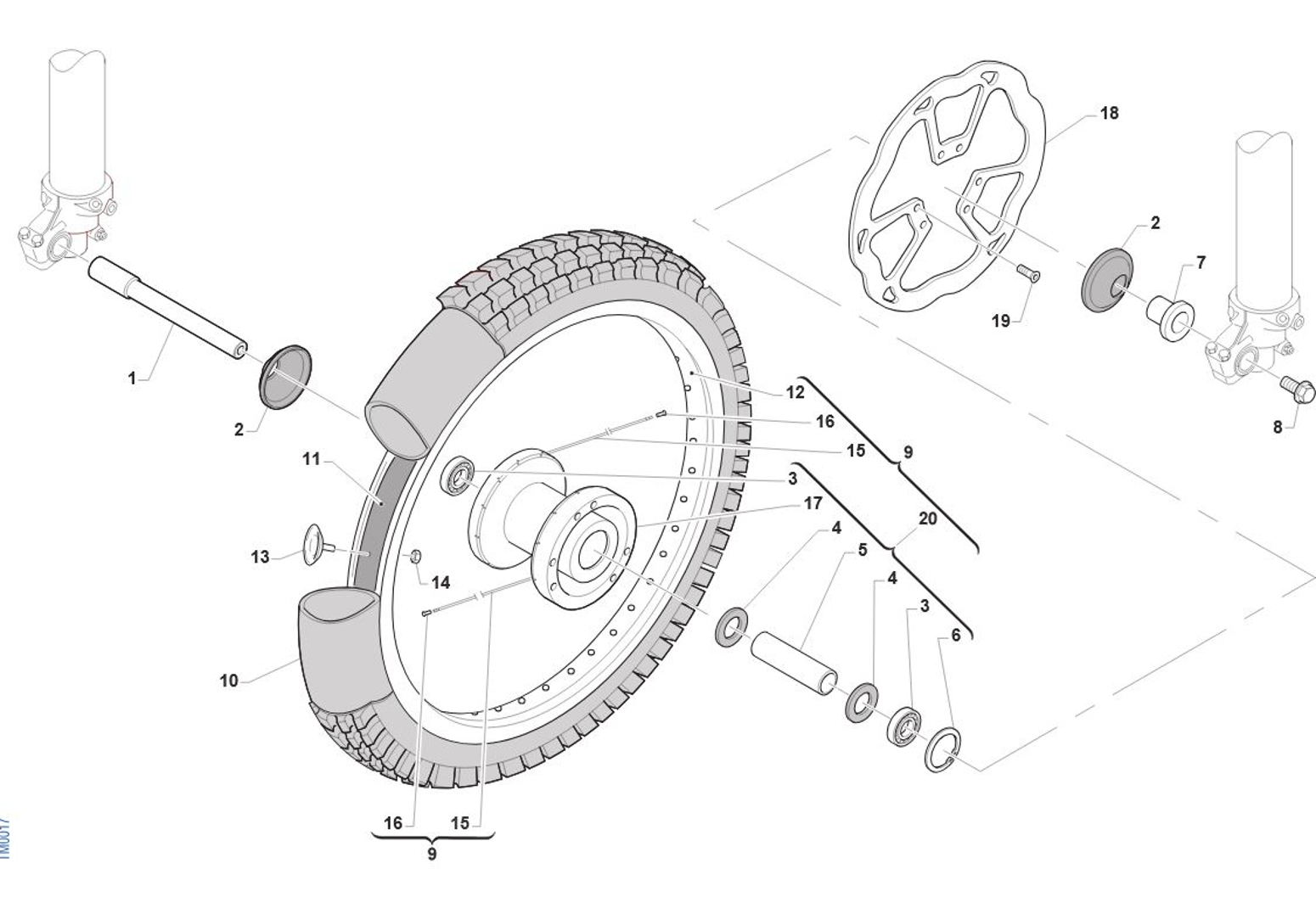 Imagem de Roda da frente