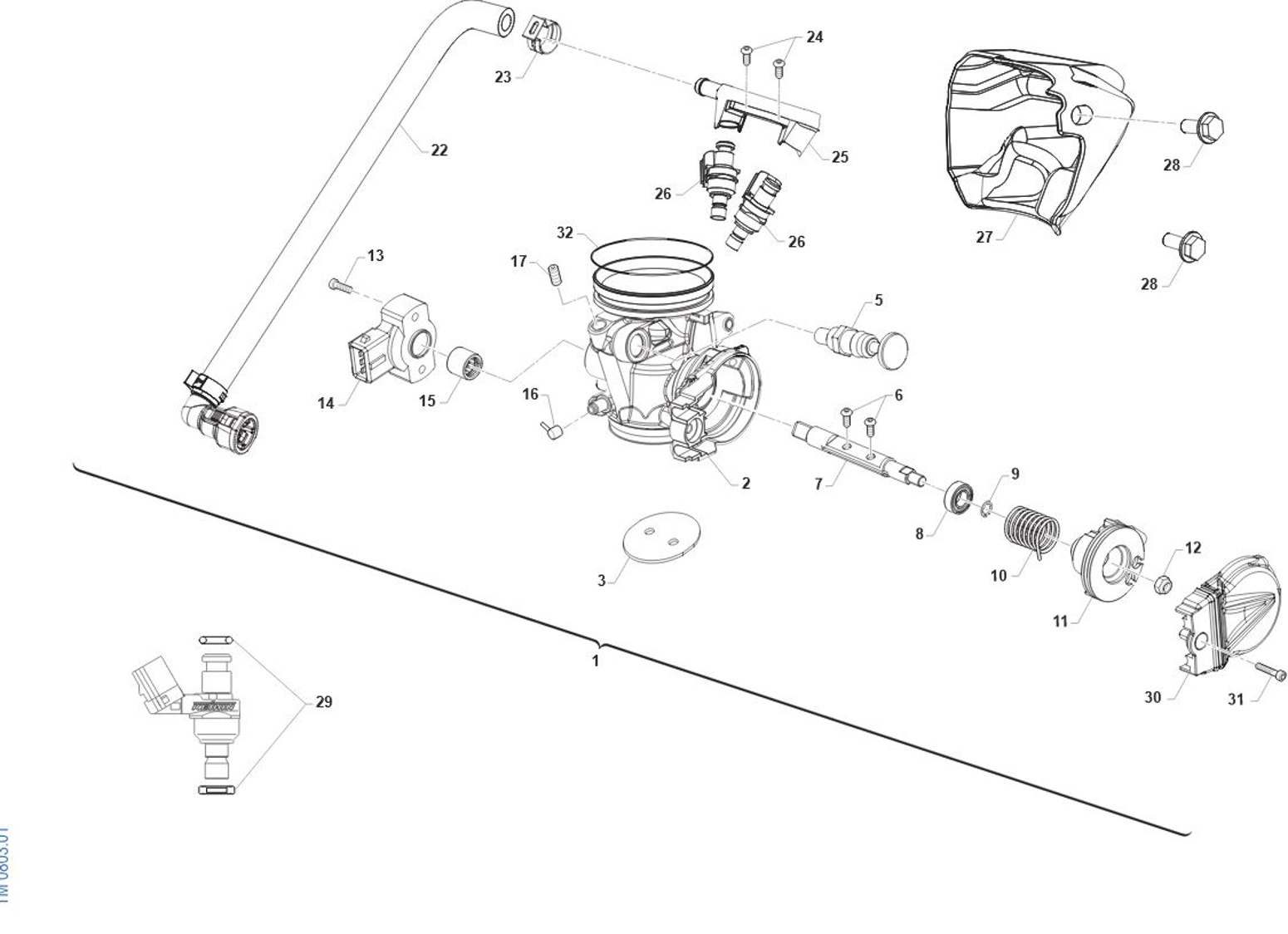 Imagem de Corpo de acelerador