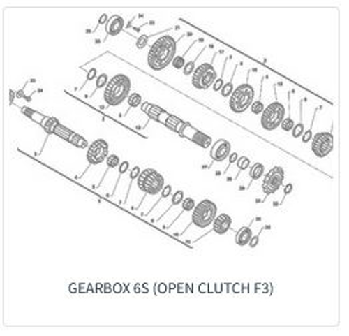 Imagem de categoria Caixa de velocidades - 6v Emb. anti-deslizante F3