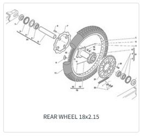 Imagem de categoria Roda de trás 18x2.15