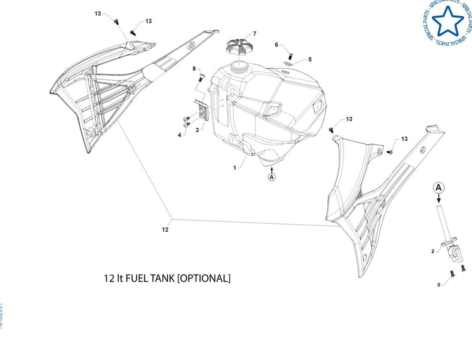 Imagem de Depósito de combustível - 12 Lt CARB