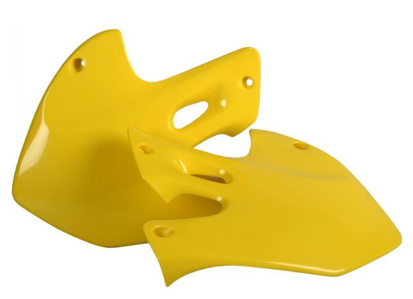 Imagem de Tampas Radiador Suzuki RM 125/250 99-00 Amarelas