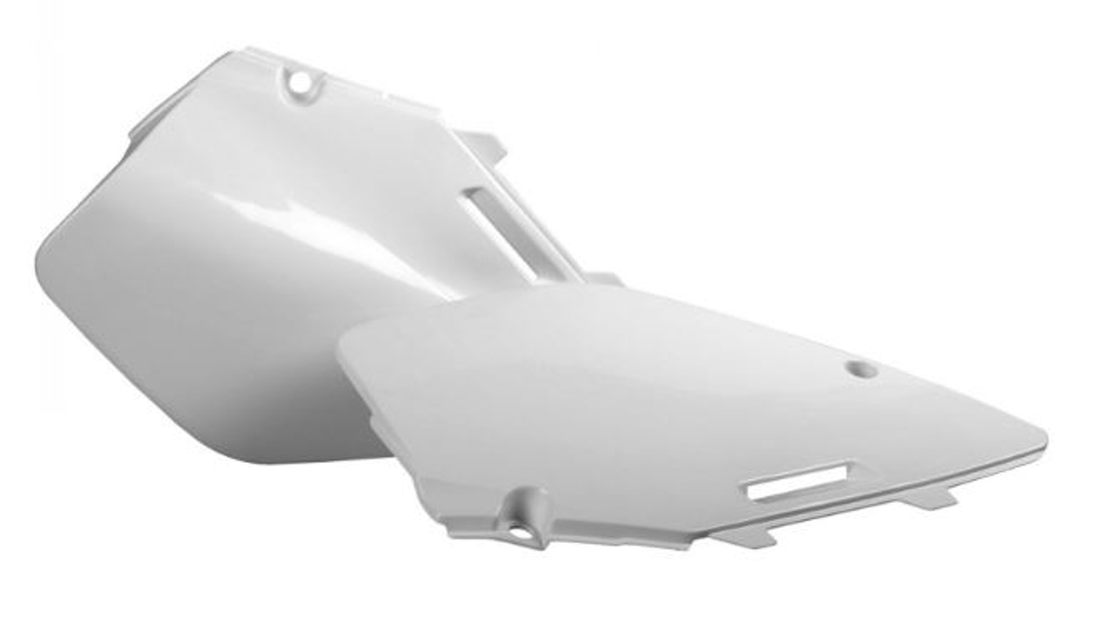 Imagem de Tampas Laterais banco Suzuki RM 125/250 96-00 brancas