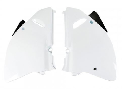 Imagem de Tampas Laterais banco Suzuki RM 125/250 93-95 brancas