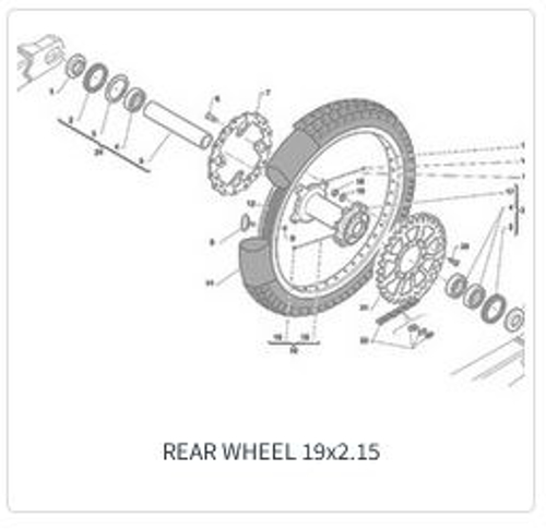 Imagem de categoria Roda de trás 19 x 2.15