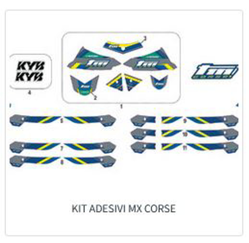 Imagem de categoria Kit de autocolantes - MX Corse