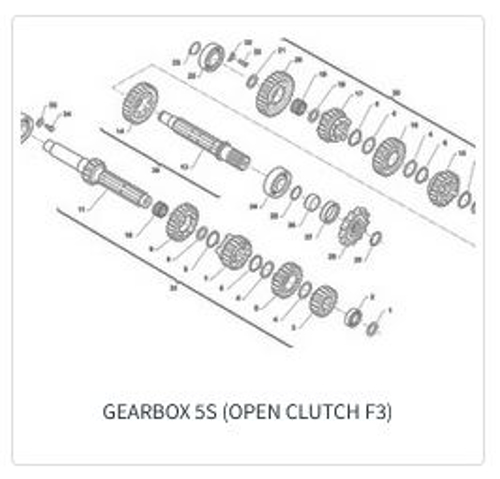 Imagem de categoria Caixa de velocidades 5v - Emb. anti-deslizante F3