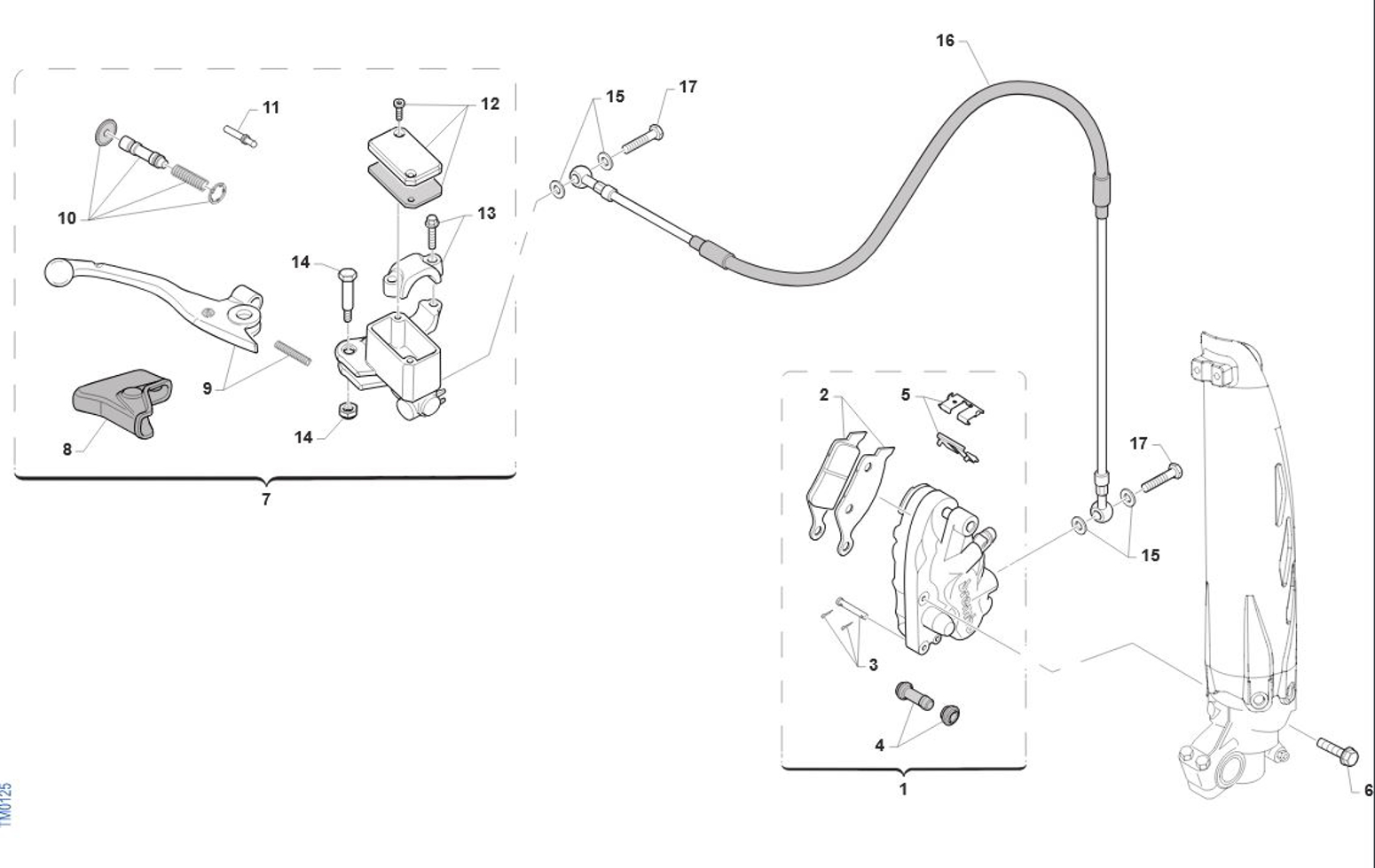 Imagem de Travão da frente