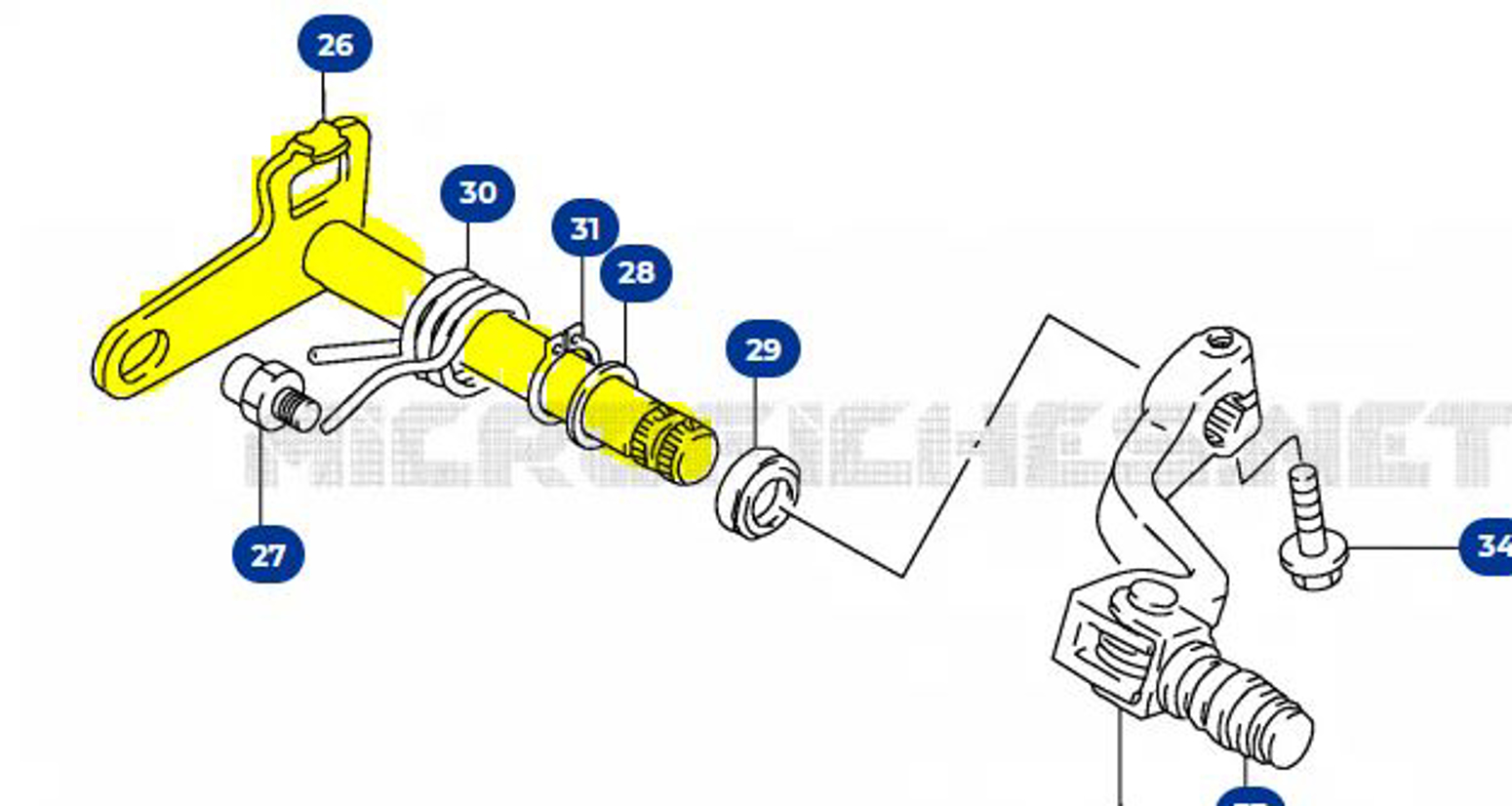 Imagem de Selector mudanças Suzuki RM 125/250 96/00