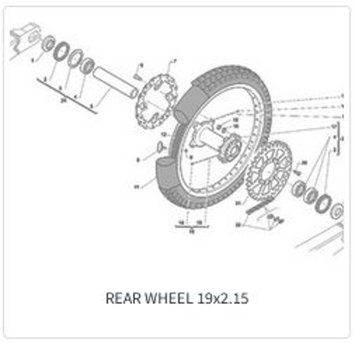 Imagem de categoria Roda de trás 19 x 2.15