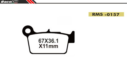 Imagem de Pastilhas travão disco RACEON Moto RMS-0157 Sintered Comp.