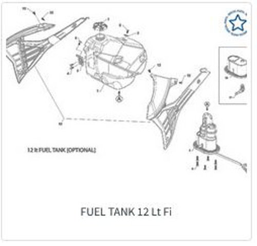 Imagem de categoria Depósito de combustível - 12 Lt Fi