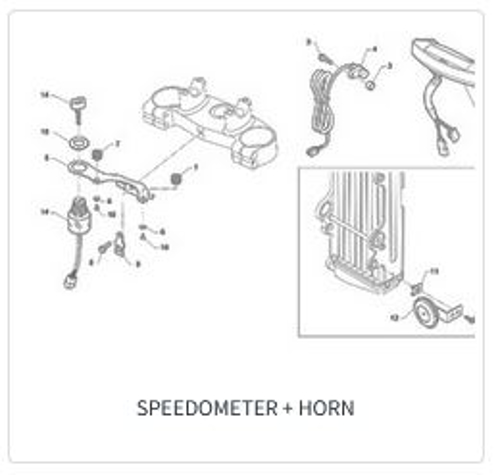 Imagem de categoria Velocímetro + Buzina