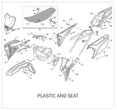 Imagem de categoria Plásticos - Selim